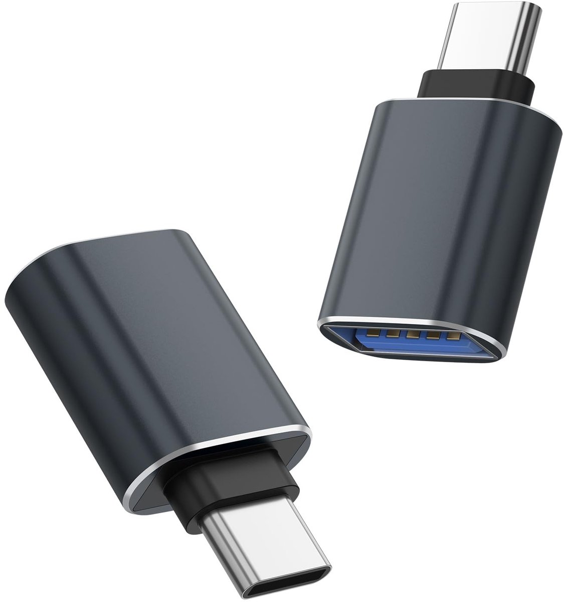 Solidchoice - USB C naar USB 3.0 Adapter (2 Stuks)