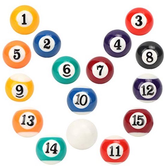 Mini Hars Biljart, Biljartbal, Biljart voor Kinderen Mini 2.5CM voor Spelkamers Recreatieve Spellen — afbeelding 3