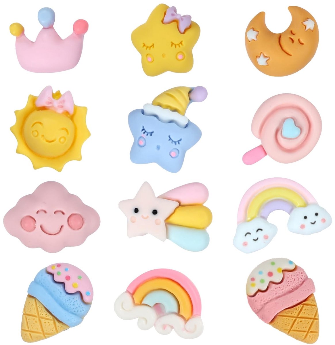 Solidchoice - Cartoon Schoen Charms voor Kinderen - Set van 12