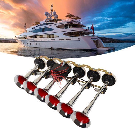 Solidchoice - Elektrische Toeter Set met 6 Trumpets 160dB