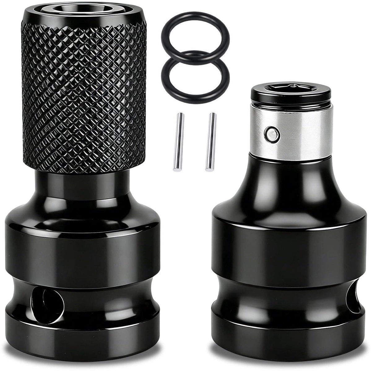 Solidchoice - Impact Schroevendraaier Set met 2 Stuks en Adapter