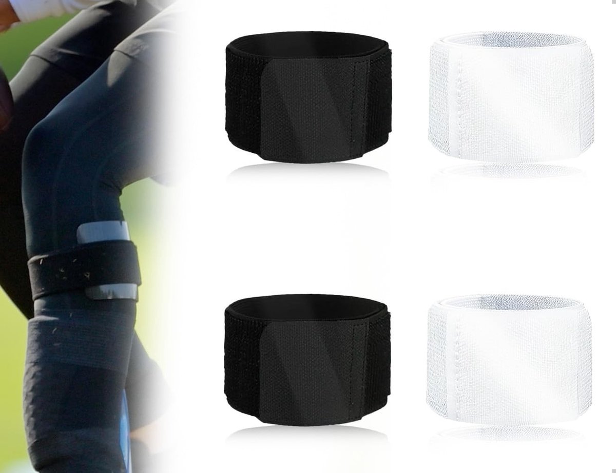 Solidchoice - Verstelbare Scheenbeschermers voor Sport met Klittenbandsluiting (4 Stuks)