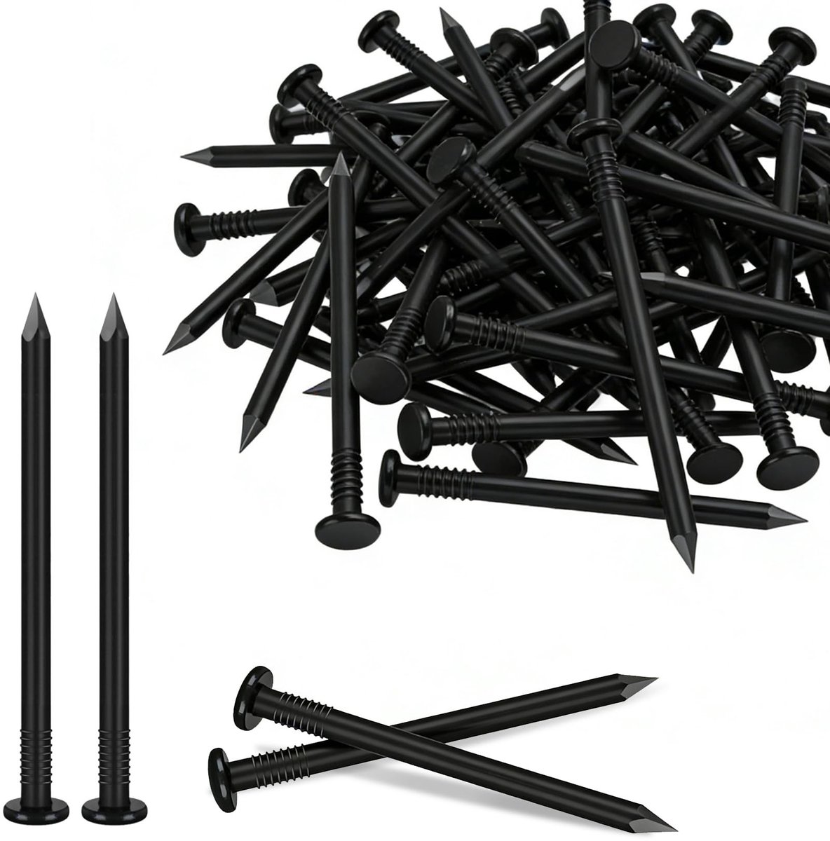 Solidchoice - 160 Stuks 20mm Betonnen Stalen Spijkers