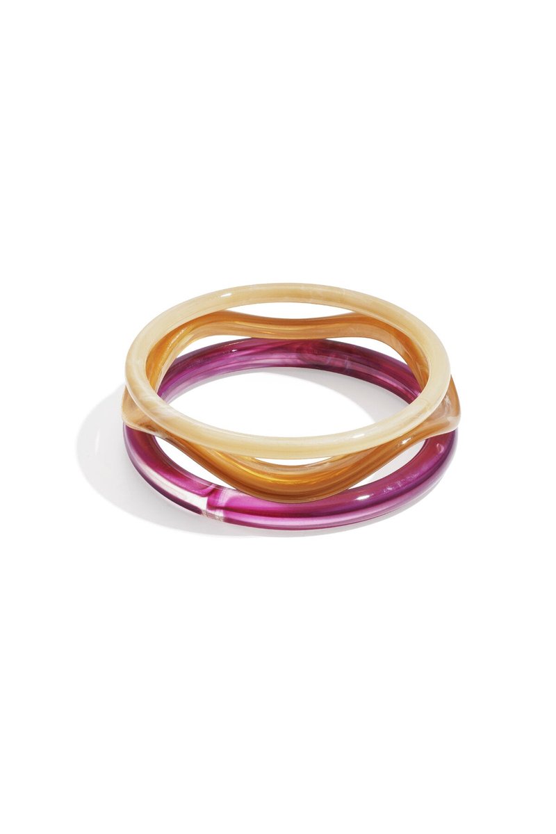 Chic Acrylic - Bangles - Acryl - - gemengde kleur