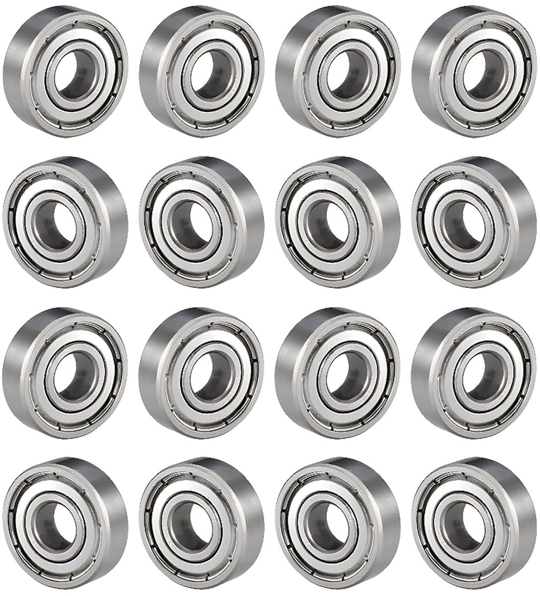CESFONJER 16 Pieces Mini Metal Ball Bearings - 608ZZ Ball Bearings - ShopVlot