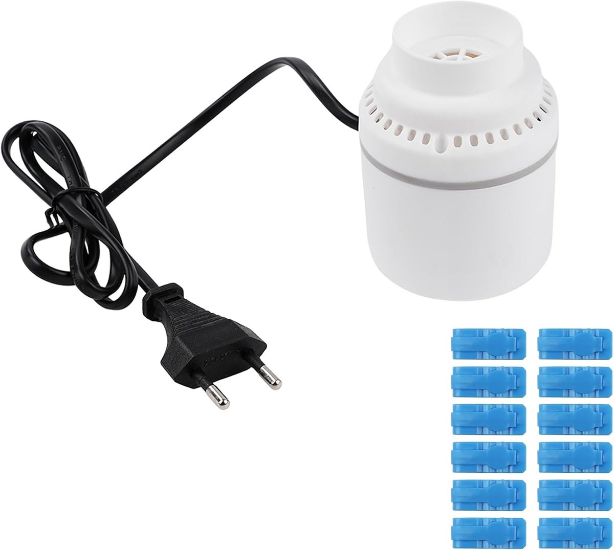 Electric air pump with 12 transparent storage bags (S: 40 x 40 cm x 3, M: 40 x 50 cm x 3, L: 50 x 70 cm x 3, XL: 60 x - ShopVlot
