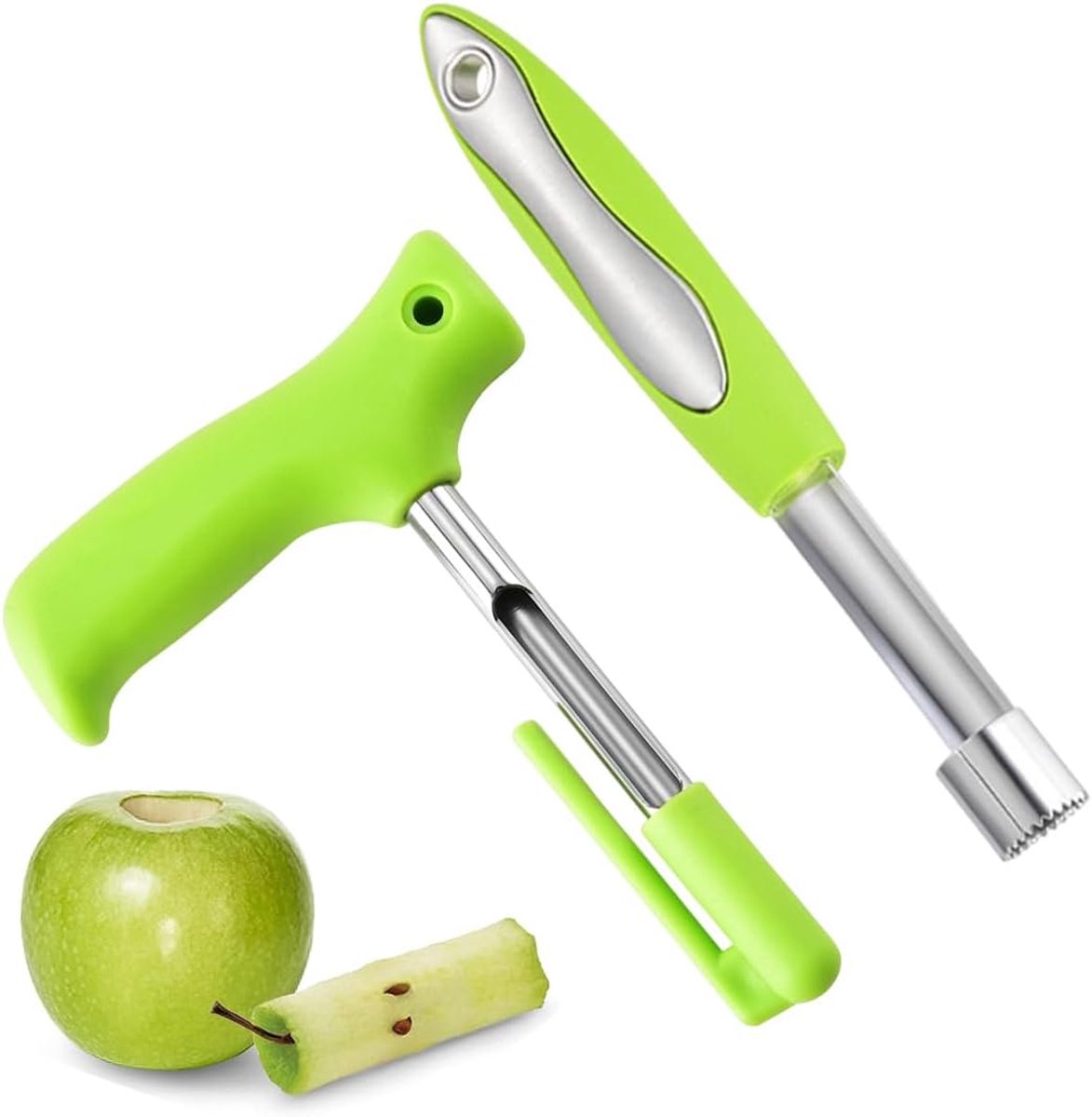 Appelontpitter, 2 stuks ontpitter voor appels of peren, hartenontpitter, geschikt voor thuis en keuken - ShopVlot
