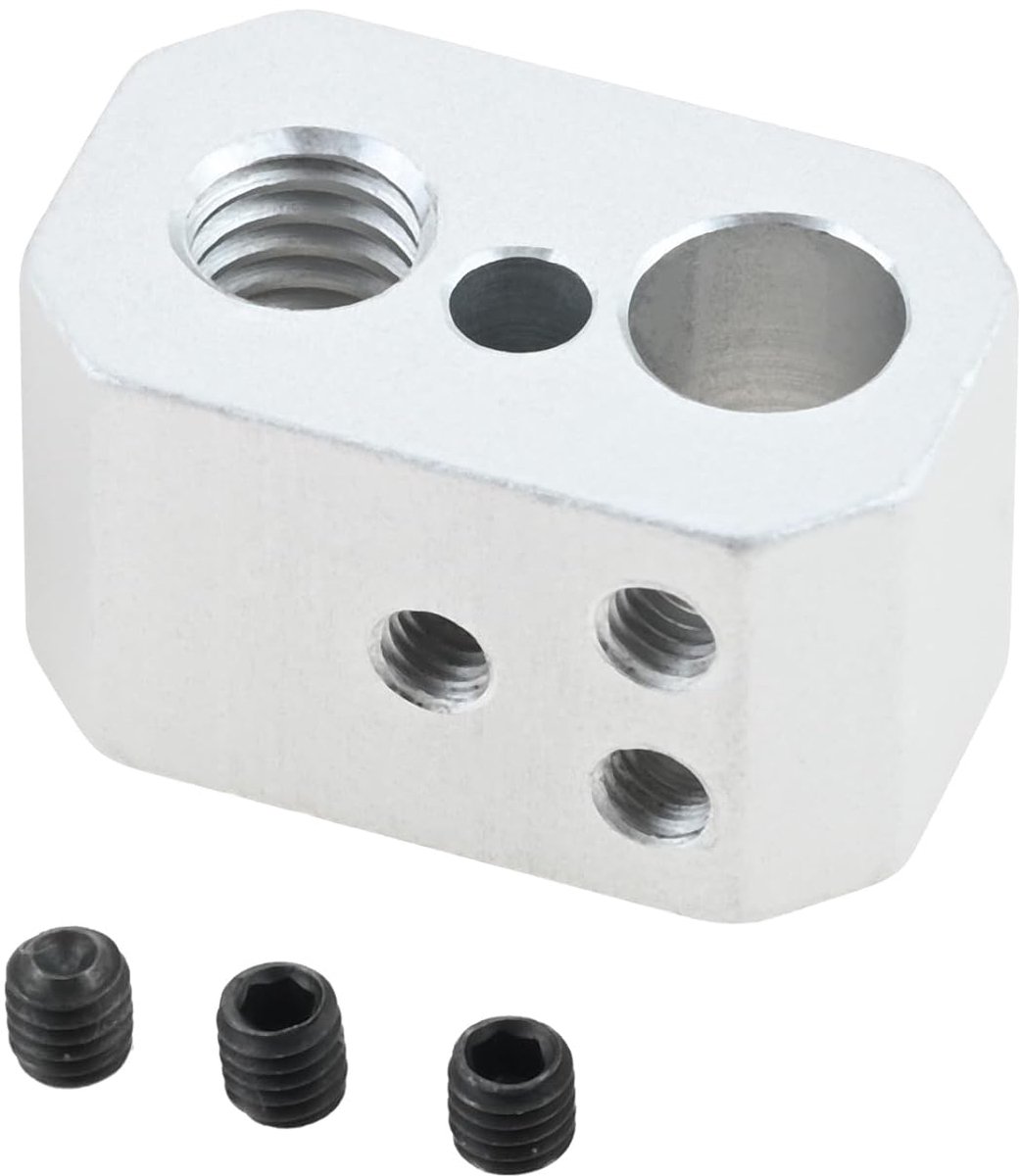 Heating Block, 500°C Coated Copper, Heat Block, Compatible with Prusa I3, MK4, MK3.9 XL, Project, Nextruder, Heating - ShopVlot