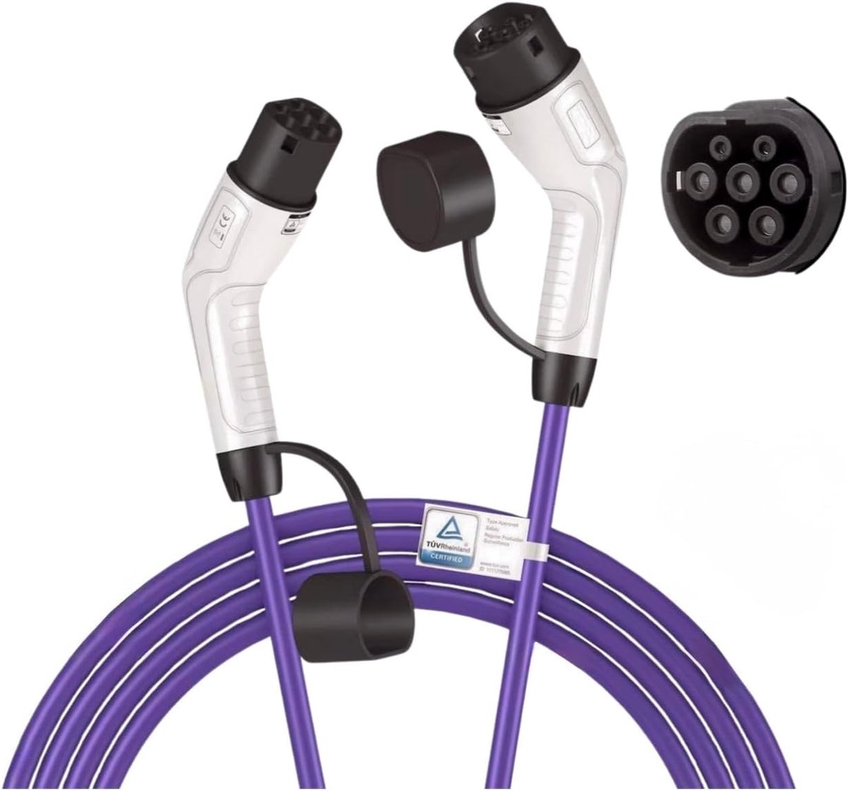 Charging Cable Type 2 – 3,7 kW (1-phase, 16A) 7.5 Meter - ShopVlot