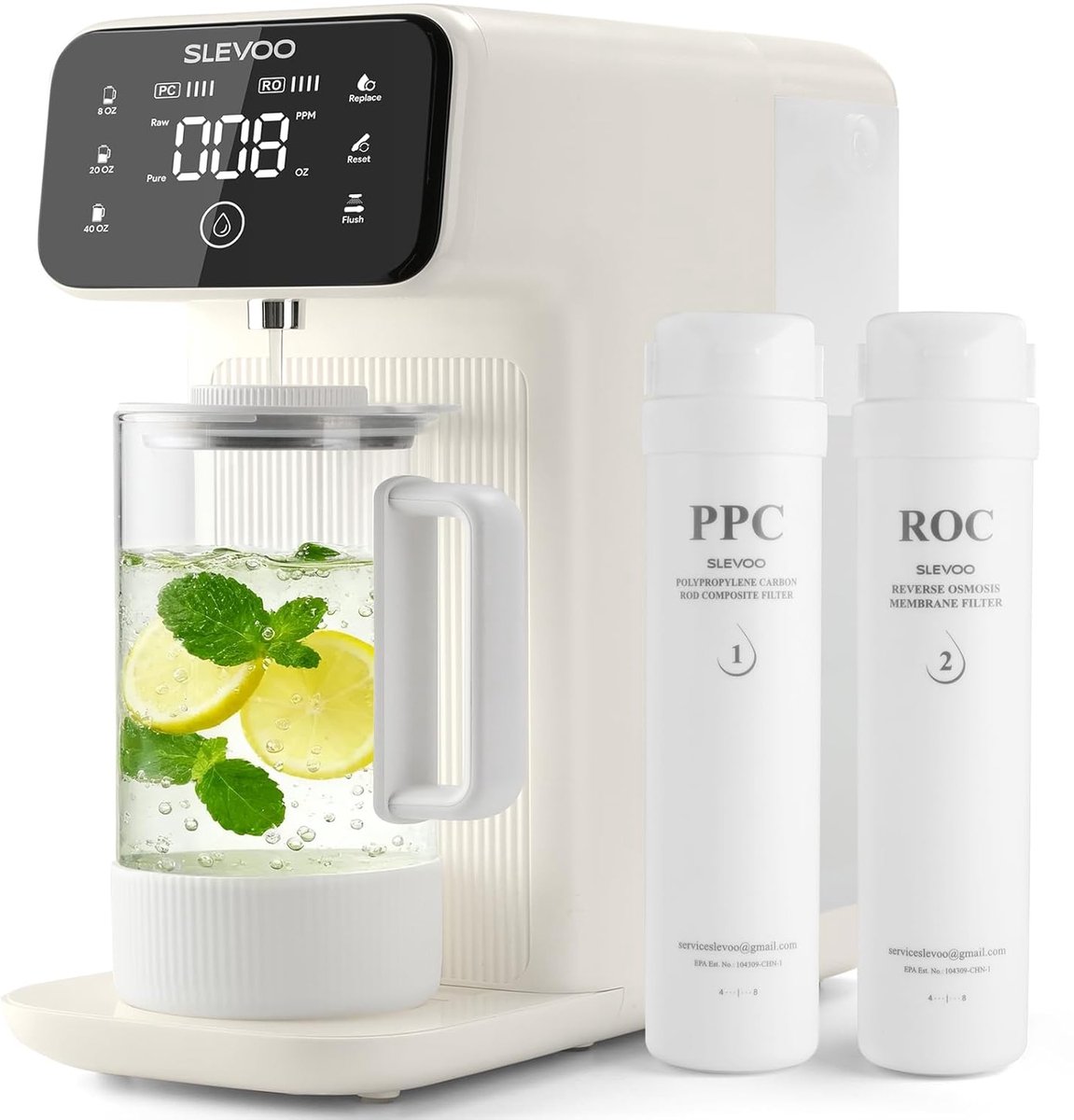 Omgekeerde osmose-waterfilter-werkblad (warmwit) - ShopVlot