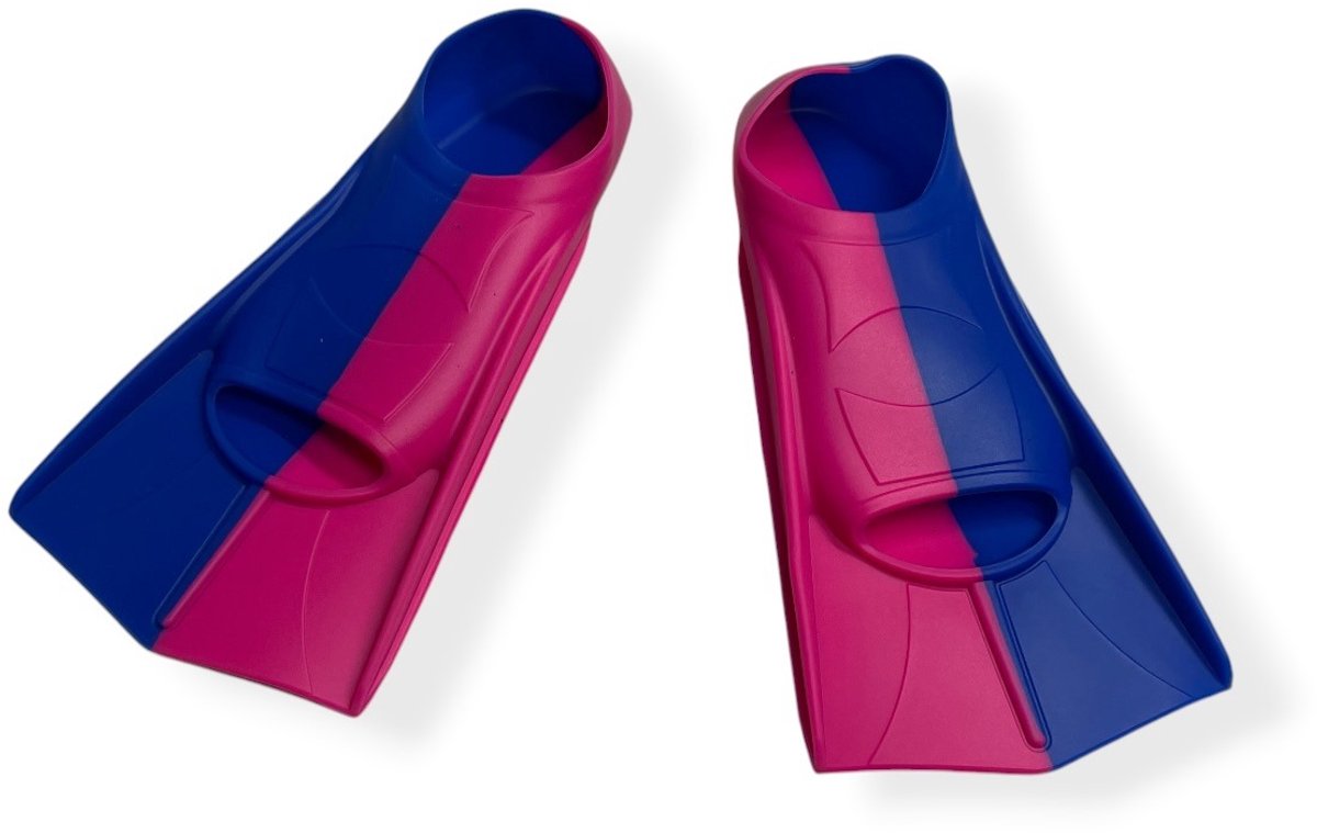 Padisport Zwemvliezen blauw/roze maat 24-26 - zwemflippers - flippers - zwemvliezen