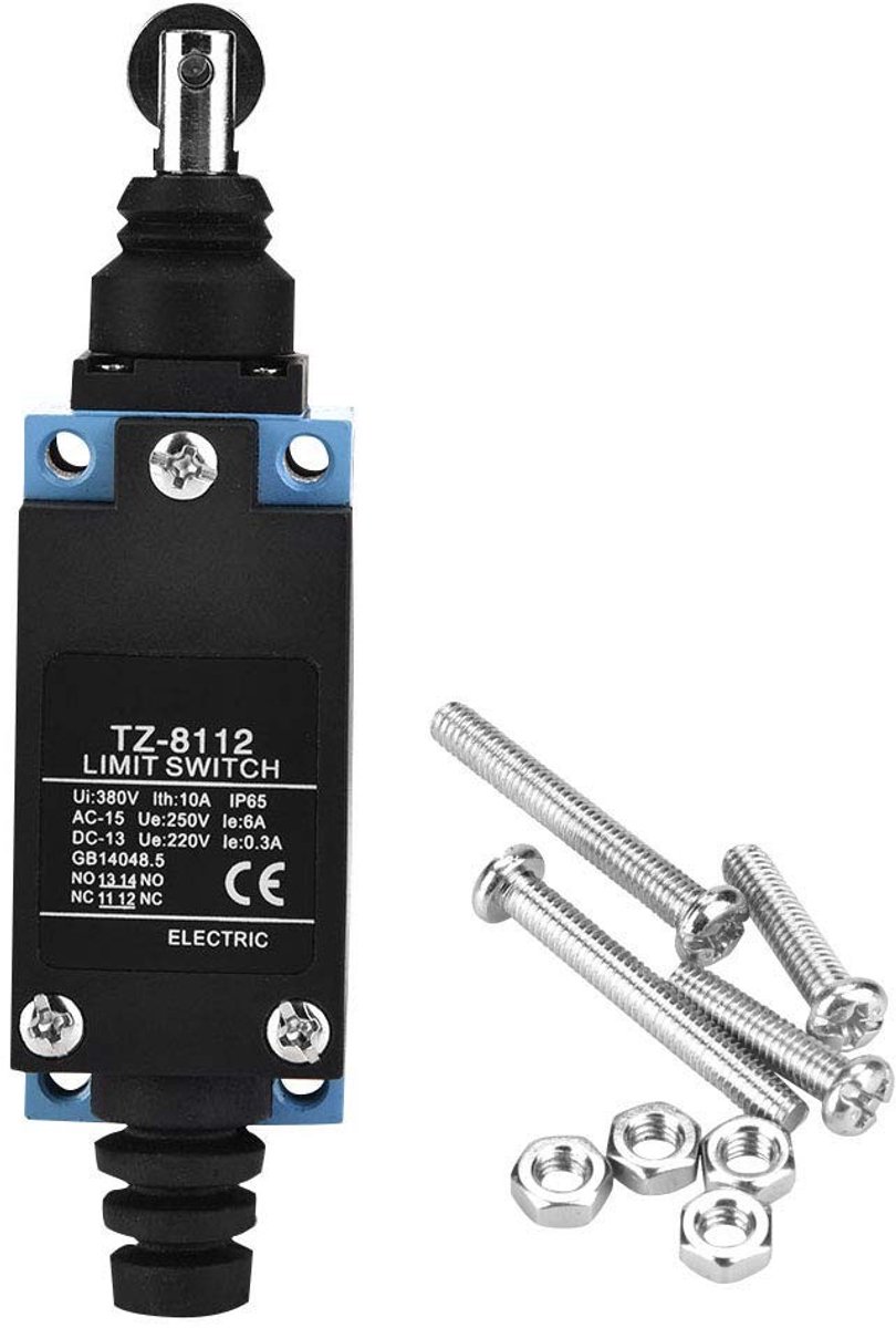 Dailygoods - Limit Switch - Miniatuur - Waterproof - 1NO + 1NC - Duurzaam - Voor elektrische toepassingen - Compact formaat