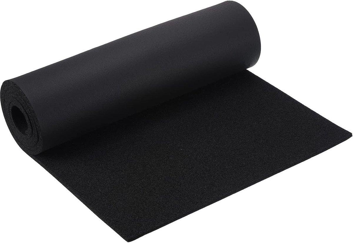 Gesloten cel spons - Schuim rol - DIY projecten - Water- en weerbestendig - 1/4" x 169" x 78" - Zwart