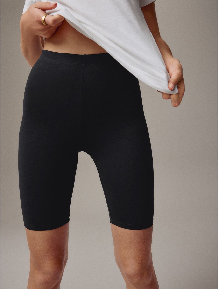 Next - Dames - Jersey fietsshorts - Zwart