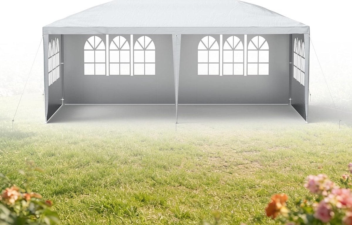 Partytent met zijwanden - Waterdicht paviljoen - Feesten in de tuin - Snel op te zetten