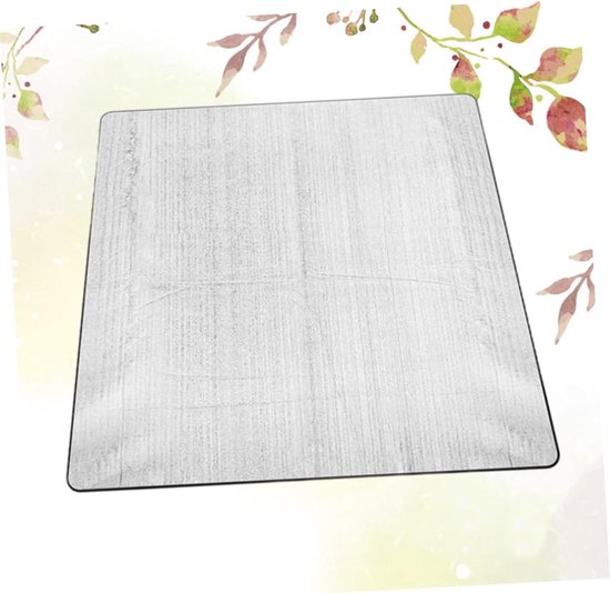Kampeermat - Slaapmat Picknickkleed - Buitenactiviteiten - Vochtwerend Aluminiumfolie - 2x1.5m - Zilver van Merkloos — afbeelding 3