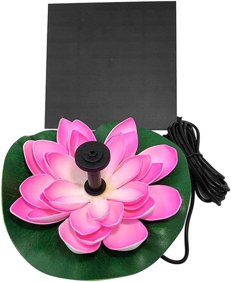 Zonne Lotus Fonteinpomp - Drijvende Waterpomp - Vijver Decoratie - Drijvend Ontwerp - 30-70cm - Groen