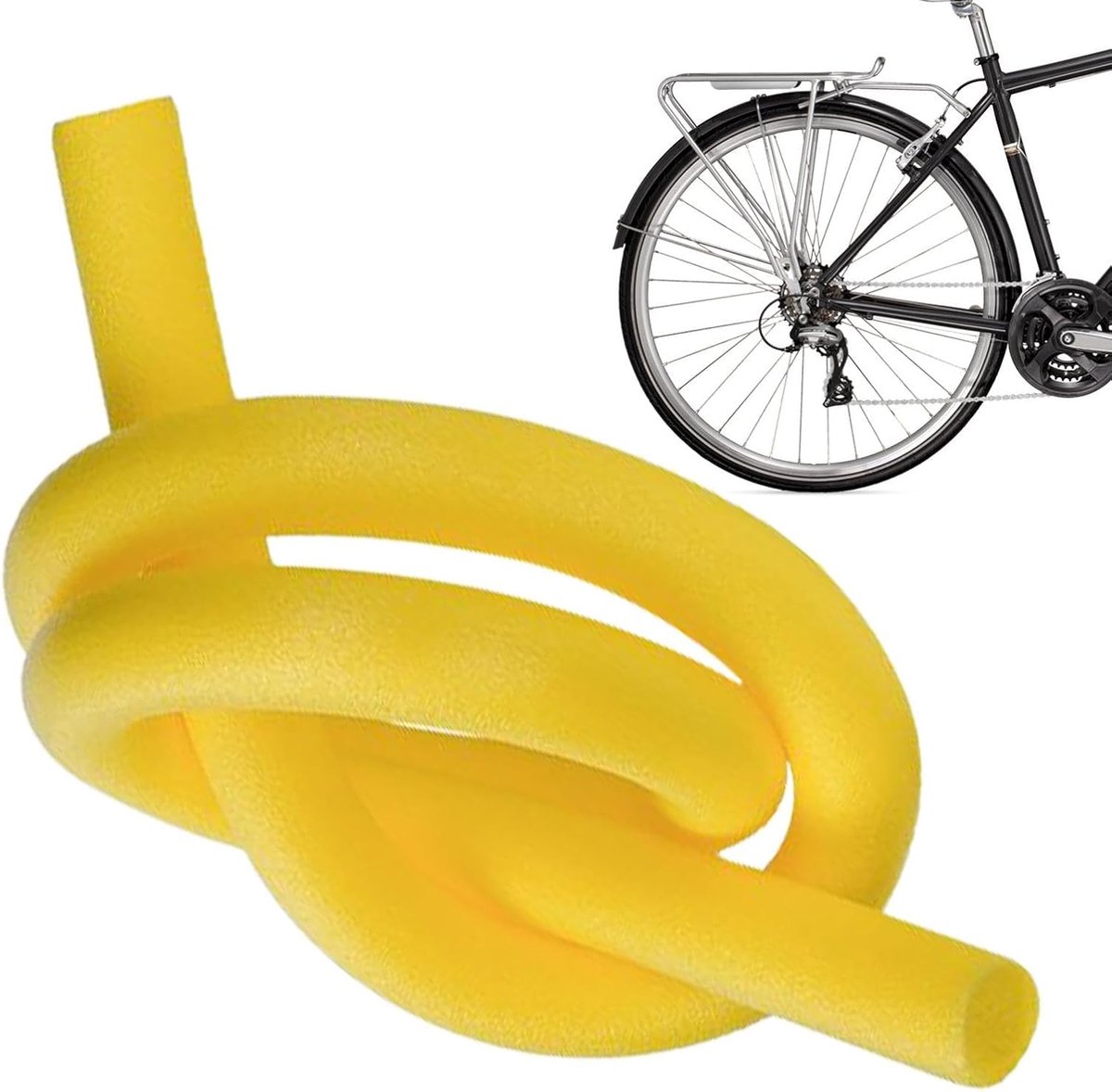 Fiets Binnenband - Vervangende Band - Stadsverkeer - Trillingsdempend Ontwerp - 23.2cm Breed - Zwart
