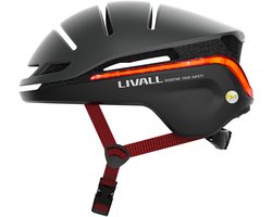 Livall EVO21 Black Medium - (Smart) fietshelm - SOS functie - LED richtingaanwijzers - Smart verlichting