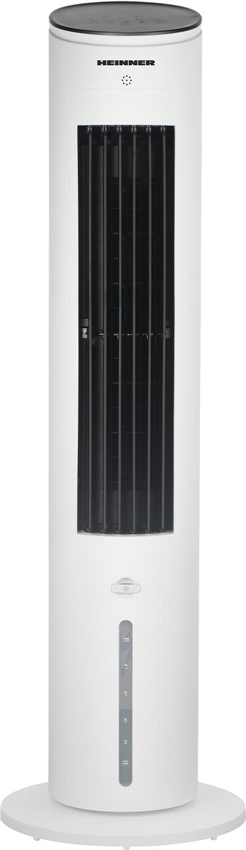 Heinner Luchtkoeler met Bevochtigingsfunctie – Torenmodel – 45 W – Digitale Bediening – 3 Snelheidsstanden – 4,5 L Watertank – 7 Uurs Timer – Afstandsbediening – Geheugenfunctie – Wit