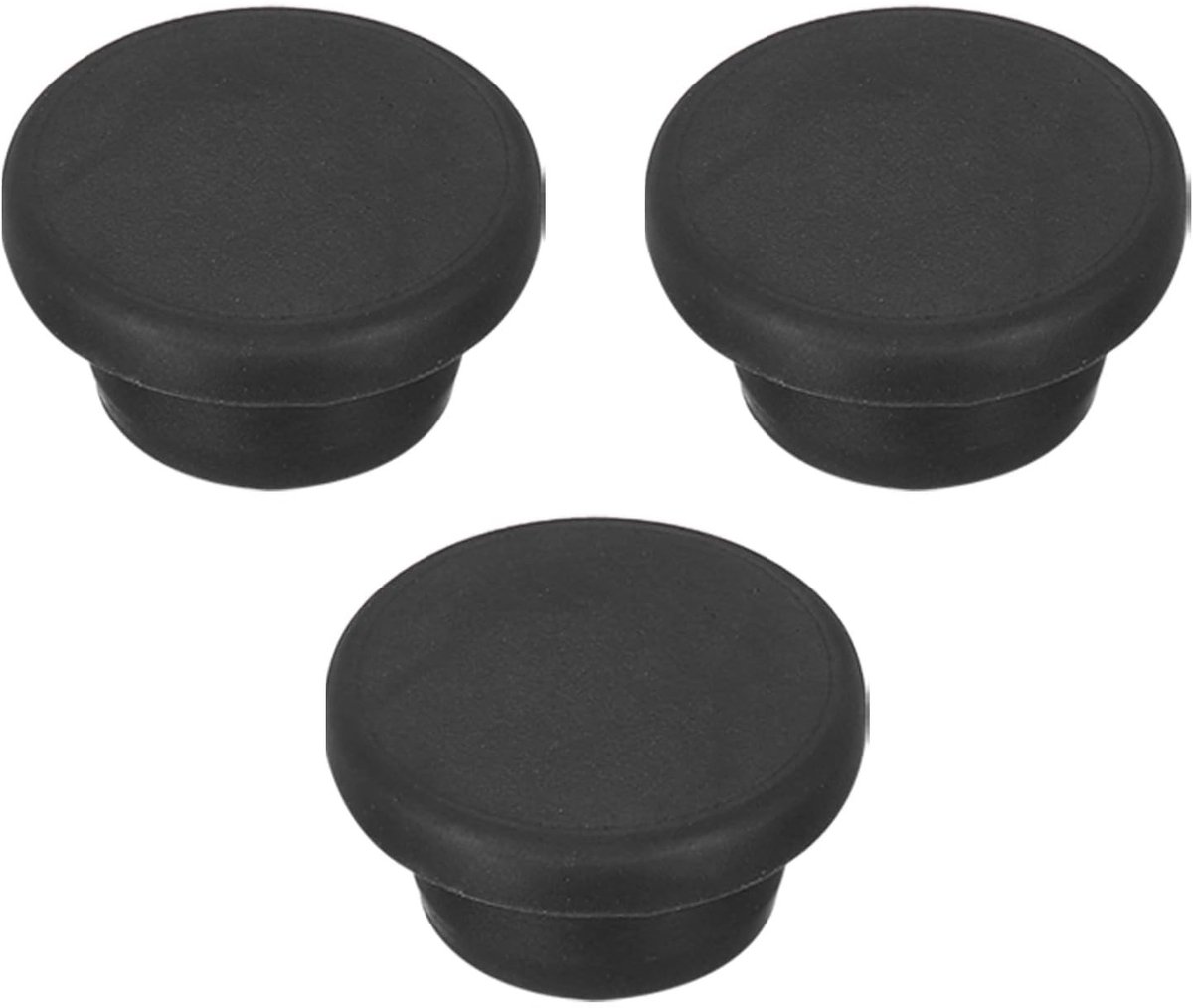 Dailygoods- Siliconen Pluggen 20 mm - Ronde Afdichtpluggen - Waterdichte Stop - Rubber Stopper - Set van 3 - Geschikt voor Keuken en Badkamer - Afdichtplug
