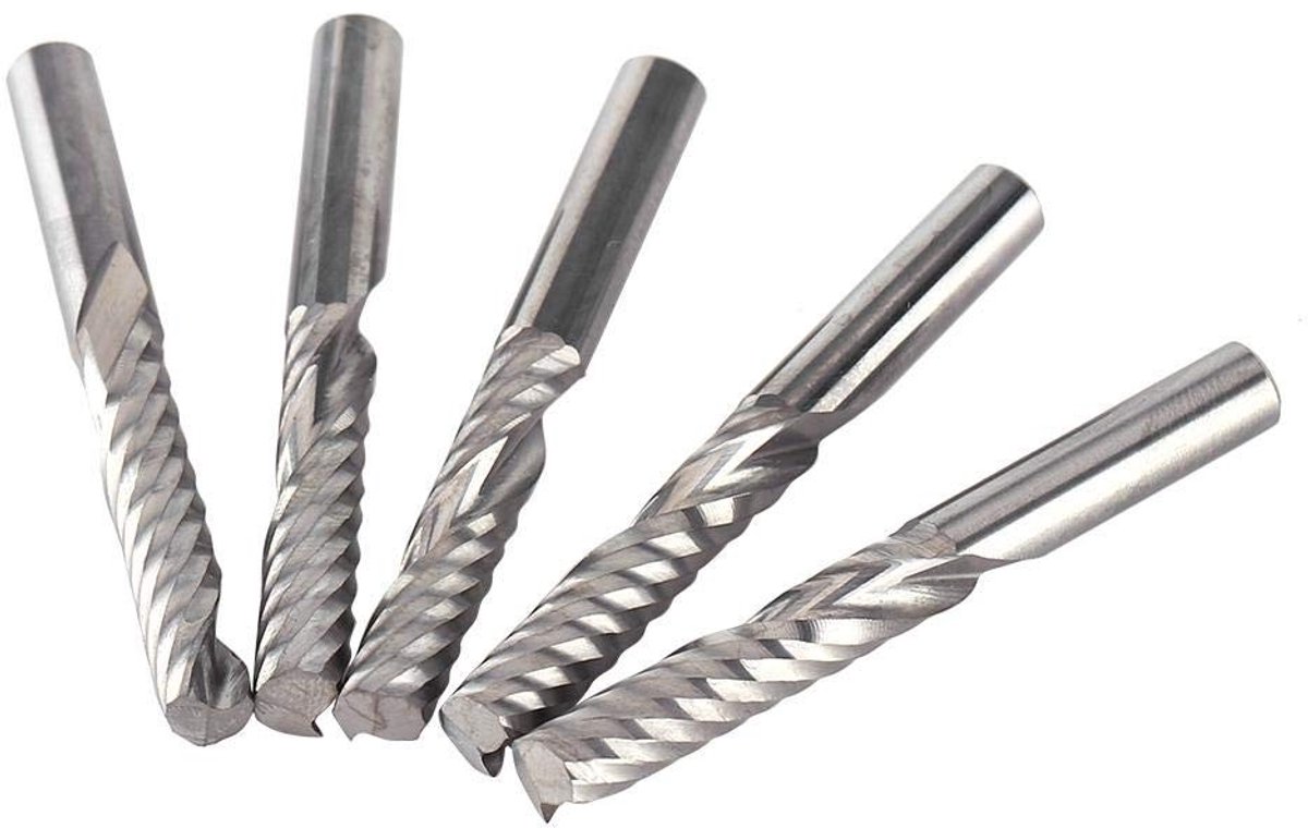 Dailygoods - Tungsten Carbide Frees - Precisie en duurzaamheid - 6mm x 32mm - Herbruikbaar - Met scherpe snijkant - Geschikt voor diverse...