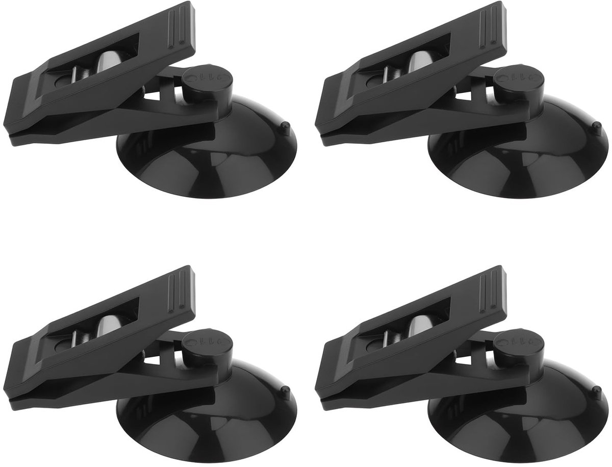 Dailygoods- Ticket Houder 30mm Zuignap - Kaartenhouder - Parkeerkaarten - ABS-Kunststof - Lichtgewicht - Schokbestendig - Kaarthouder