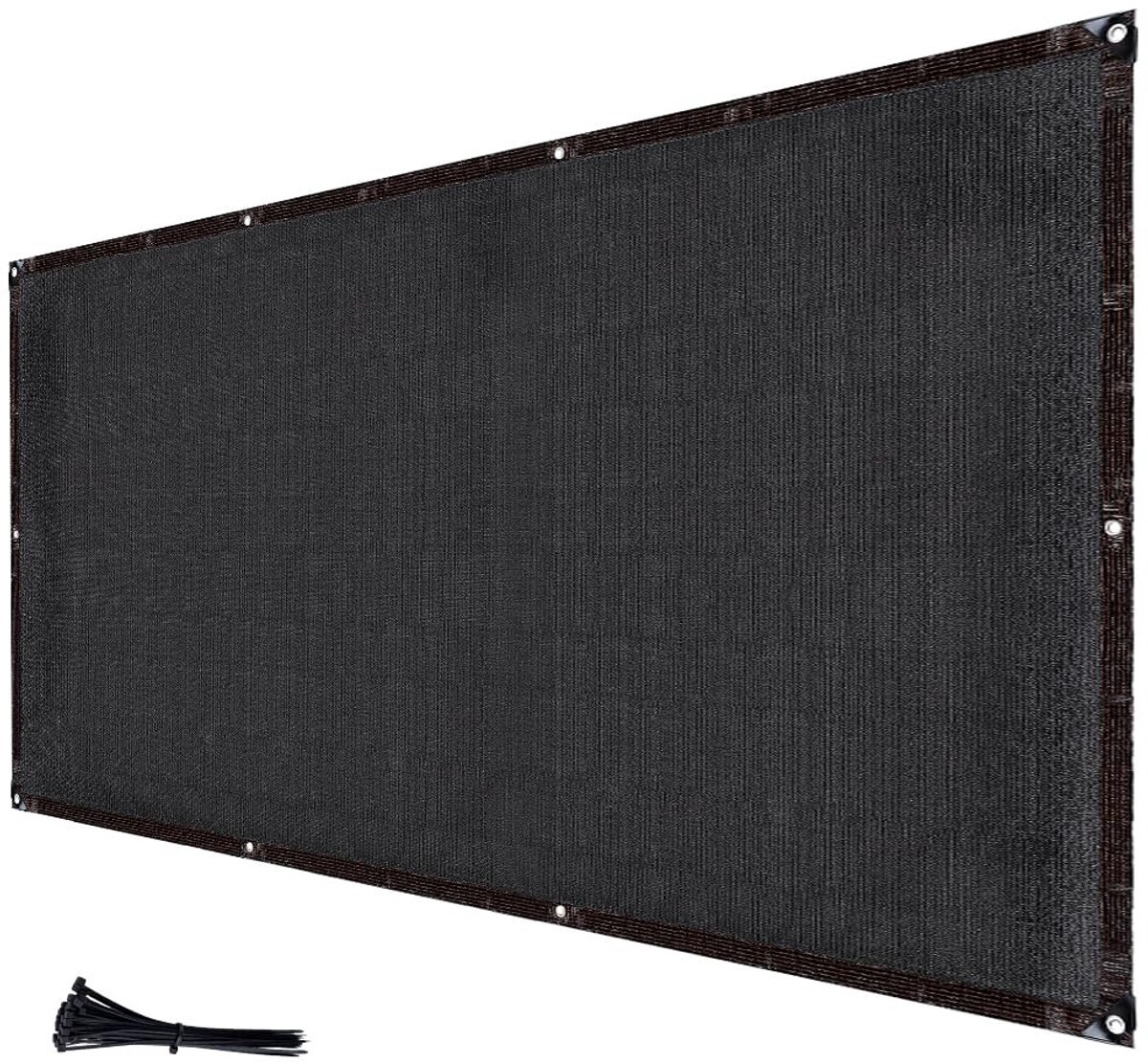 Dailygoods- Privacyscherm 1500x120 cm - Tuinhek - Zonneschermnet - Buitenruimtes - Kabelbinders - Duurzaam polyethyleen 0,6 mm