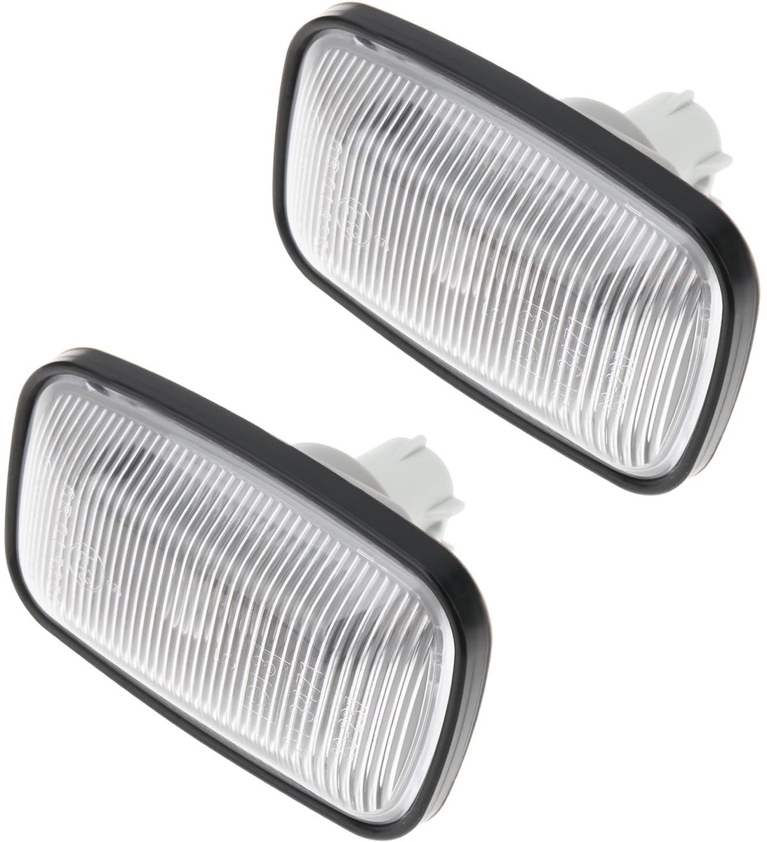 Dailygoods- Zijmarkerlichten - 2x Set - Compatibel met Toyota Land Cruiser 100 Serie (1998-2007) - Duurzaam Plastic - Inclusief Rubberen Pakkingen - Goede Zichtbaarheid - Indicatorlamp