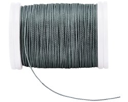 Dailygoods - PH PandaHall 120 m gewaxte polyesterdraad, 0,5 mm, gewaxt, grijs, koord van polyester, gevlochten koord voor het maken van sieraden, armbanden, halskettingen, naaien, knutselwerk