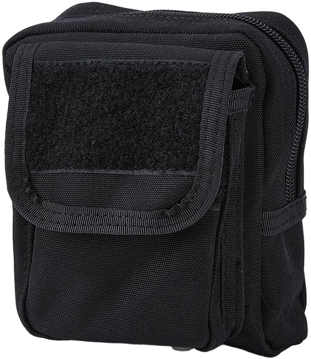 Dailygoods - Zwarte Handschoen Pouch met Dubbele Zakken voor Eerste Responders