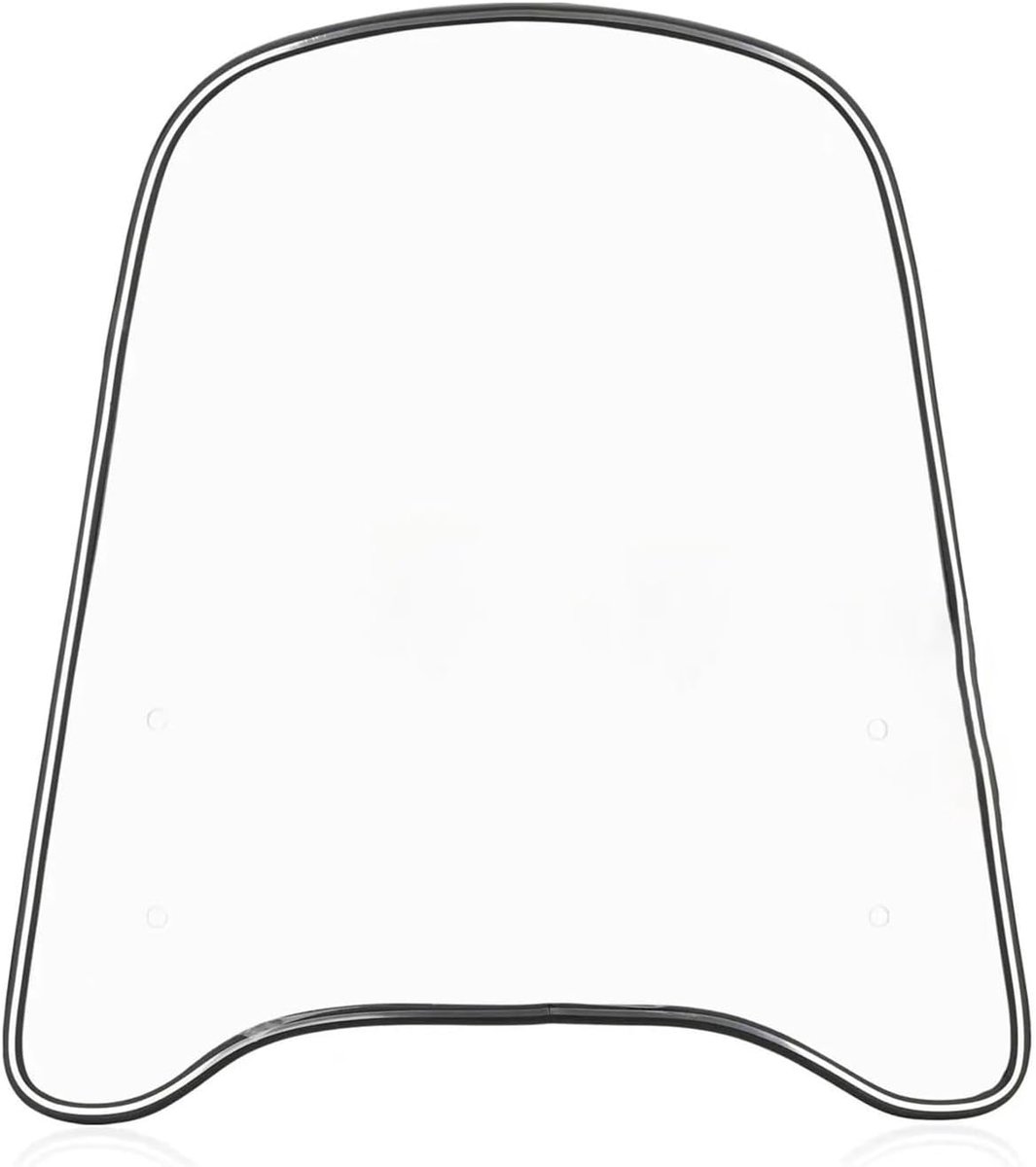 Motorfiets Windscherm - Spoiler Verlenging - Bescherming Tijdens Rijden - Universele Pasvorm - 900 g - Transparant