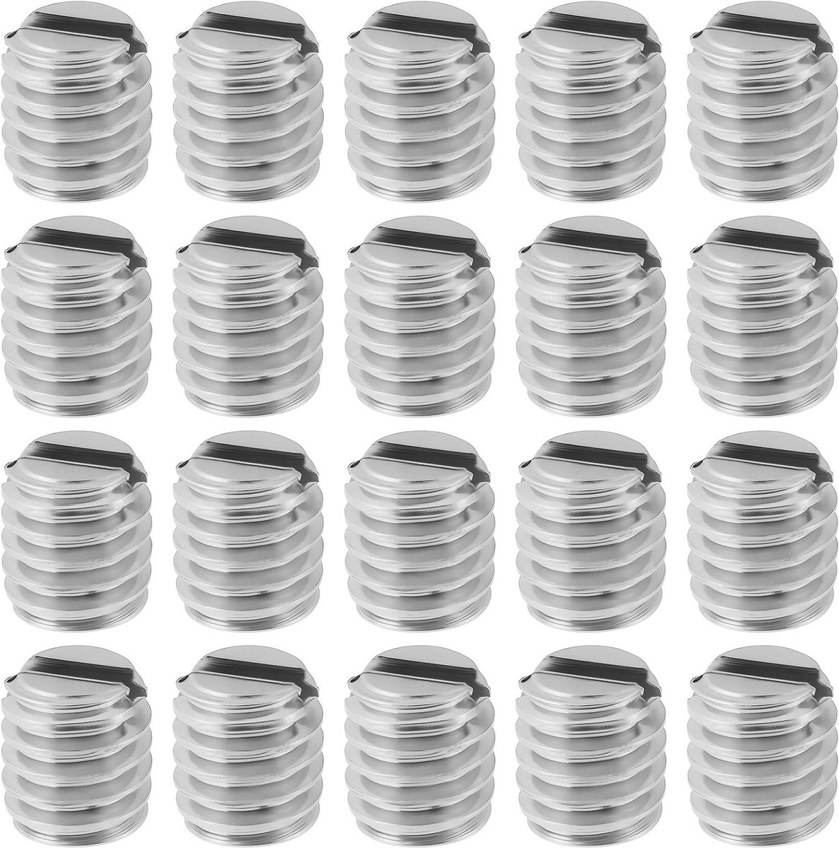 Dailygoods - 20x M3.5 x 4mm Gegalvaniseerde Schroeven voor Autoradio