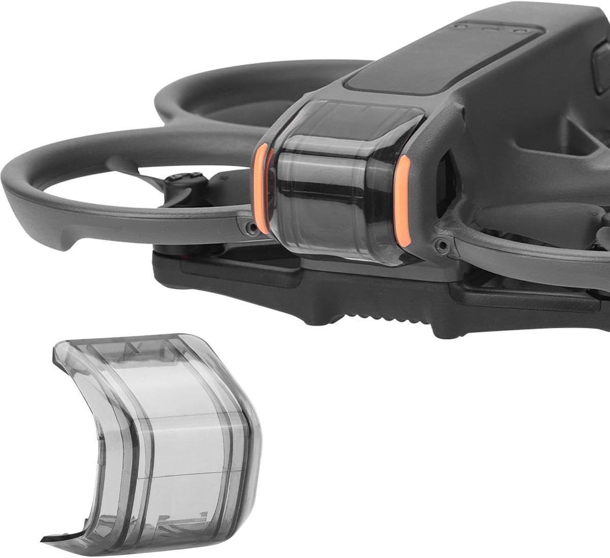 Drone Lens Beschermer - Camera Kap - Transport Bescherming - Volledige Dekking - Transparant Zwart - Transparant