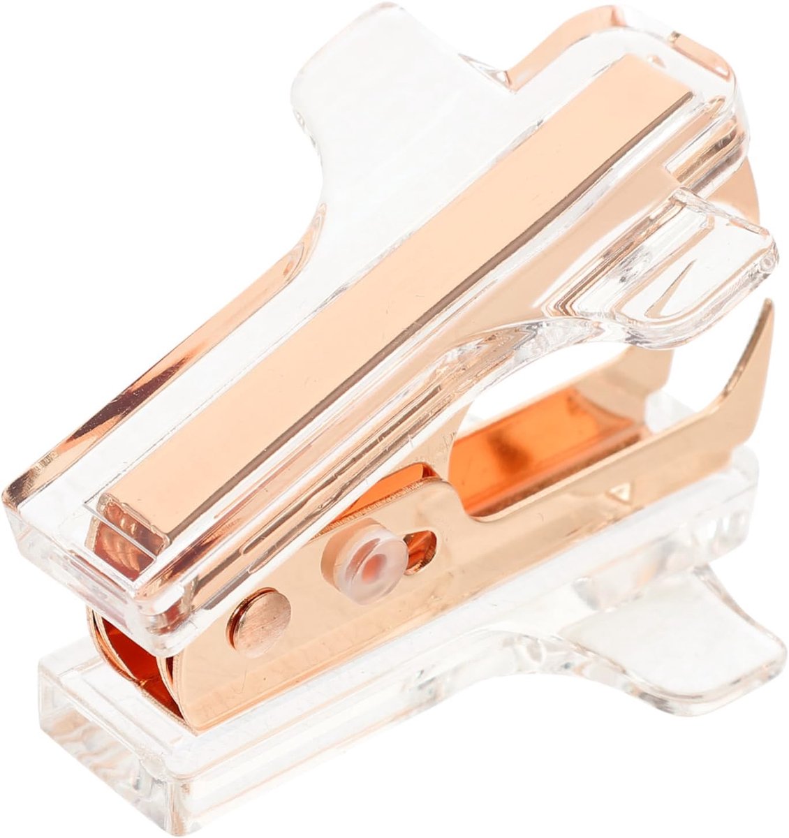 Mini Stapelverwijderaar - Nietjestrekker Handig - Efficiënt Papierwerk - Ergonomisch Ontwerp - 6 x 4.2 x 3.3 cm - Rosé Goud