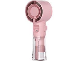 Draagbare mistventilator - Persoonlijke koeler - Verfrissing onderweg - USB oplaadbaar - 6 x 4.6 x…