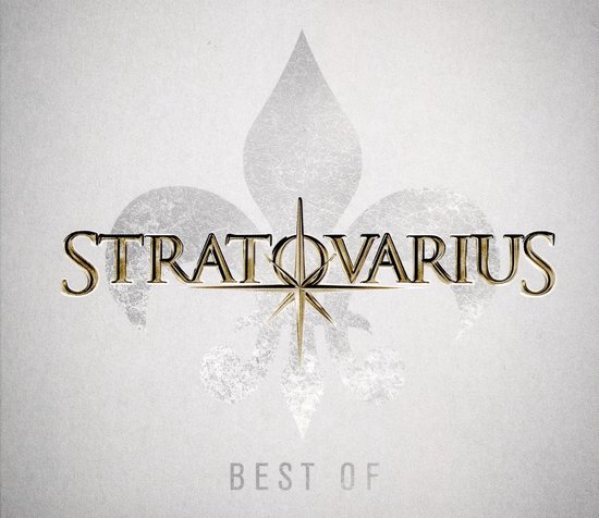 De voorkant van de Stratovarius 'Best Of' cd met logo en titel.