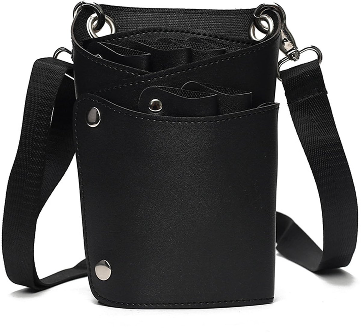 Dailygoods - Schaar Salon Kapper Kappers Schaar Tas Houder Haar Stylist Tool Heuptas Handig, Zwart
