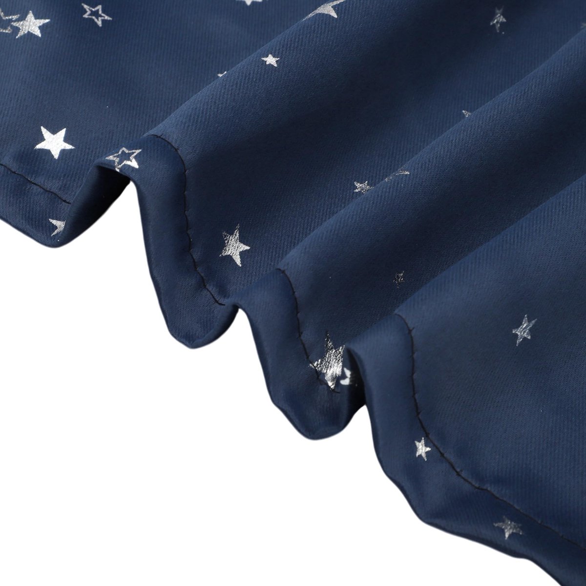 Dailygoods- Verduisteringsgordijnen 2 Stuks - Polyester - 76 x 60 cm - Marineblauw - Eenvoudig Onderhoud - Elegante Moderne Stijl - Raamgordijnen