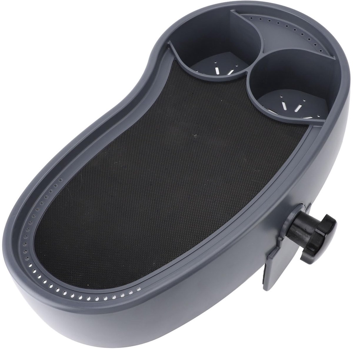 Dailygoods- Hot Tub Tafelblad Verstelbaar - Antislip Dienblad - Drinkbus met 2 Bekerhouders - Geschikt voor Bovengrondse Badkuip - Comfortabele Spa-Tijd - Past op de meeste Hot Tubs - Badbijzettafel