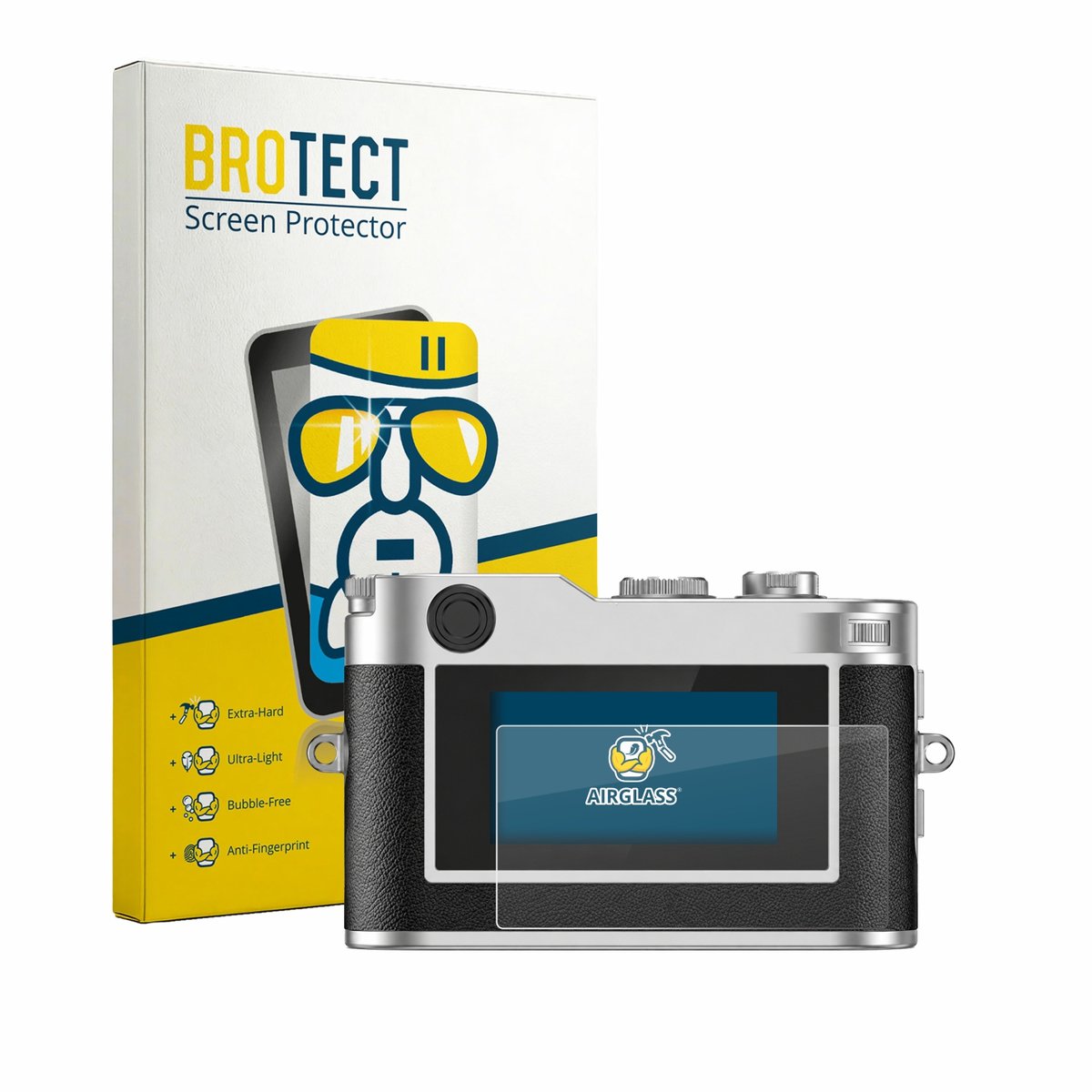 Screenprotector voor Rollei Mini Digital Camera Beschermglas transparant