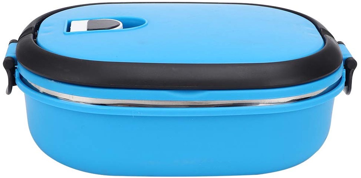 Dailygoods- Lunchbox 900ml - Roestvrij Staal - Isolatie - Draagbaar - Vierkant - Ergonomisch Handvat - Gemakkelijk te Reinigen - Voedselcontainer