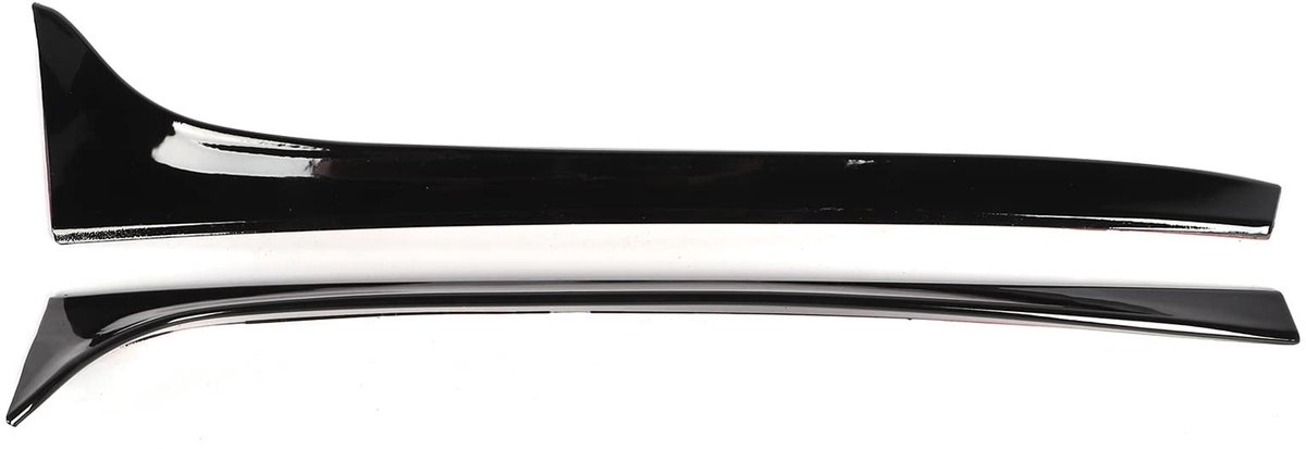 Dailygoods- Zijspoiler - Stijlvolle Look - 4 Stuks - Glanzend Zwart - ABS Kunststof - Verbeterde Tractie en Aerodynamica - Dakspoiler