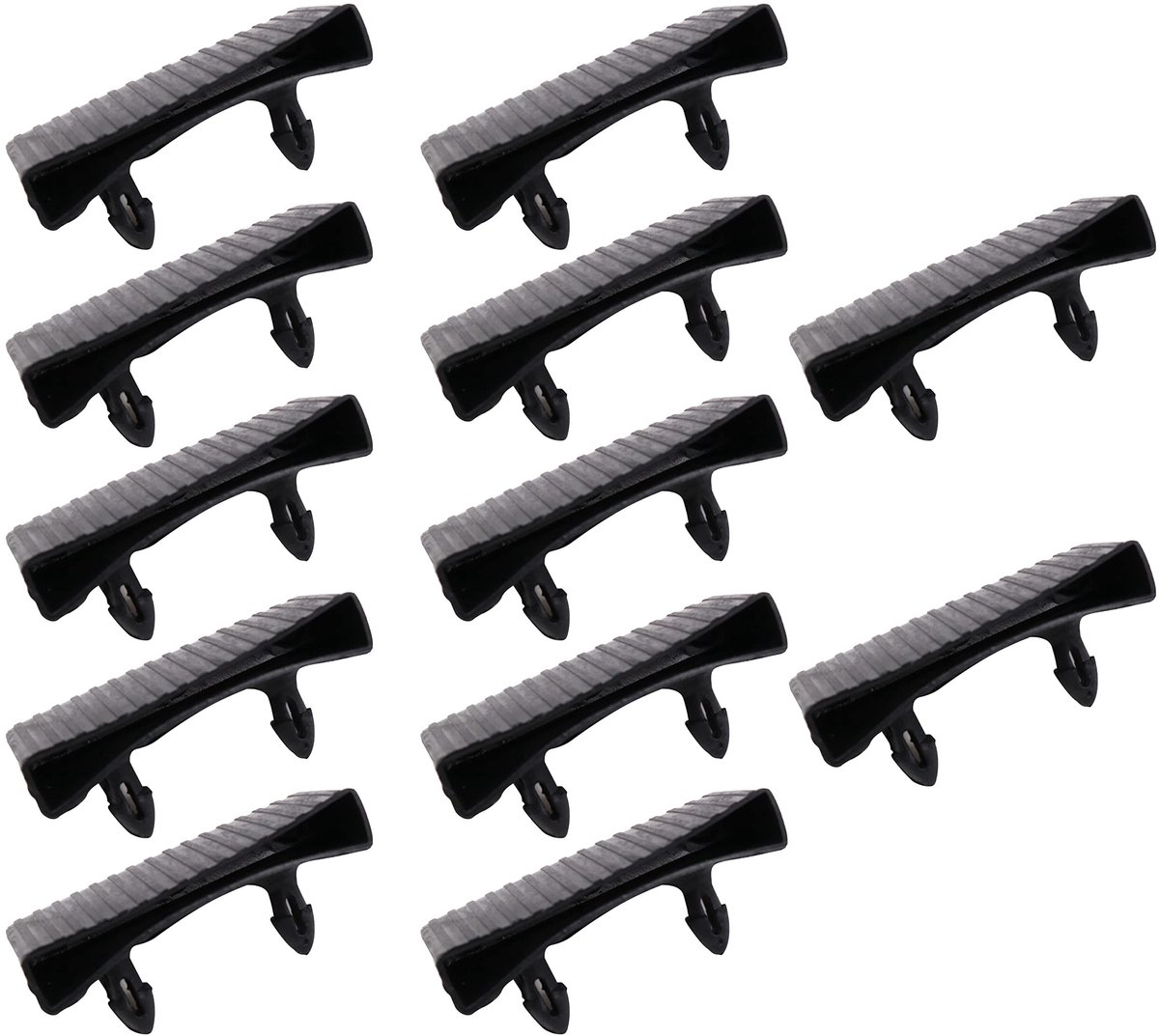 Dailygoods- Zijdelingse Houders 12 Stuks - Vervangingsdoppen - Kunststof - Bedsteun - 65 mm x 9 mm - Geschikt voor Eenpersoonsbed/Tweepersoonsbed - Lattenkap