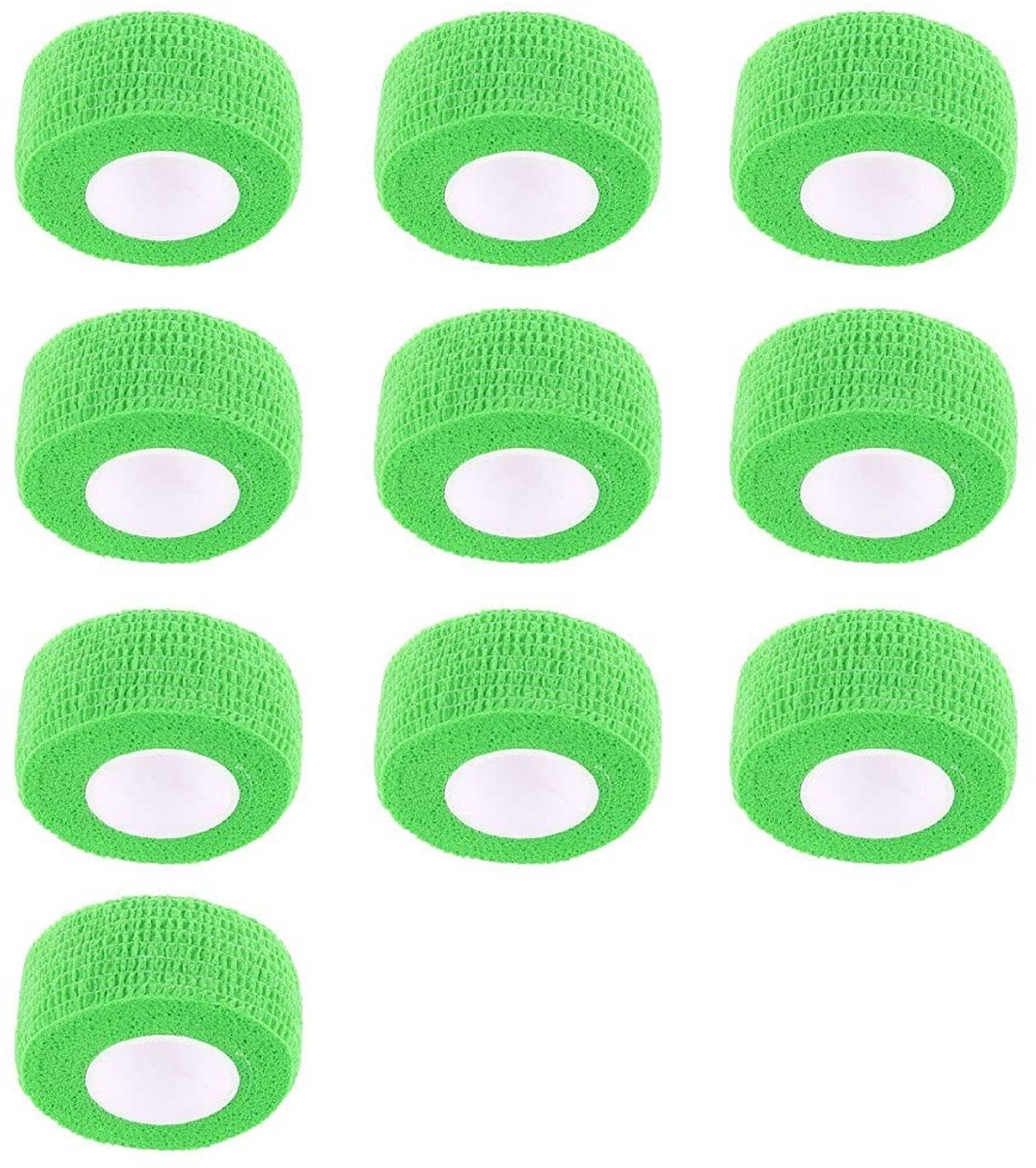 Dailygoods- Vingerpleisters Pack van 10 - Zelfklevend - Waterdicht - Wondverband - Vingerverband - Flexibel 4,5 m x 2,5 cm - Verband