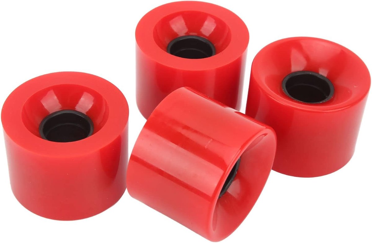 Skateboardwielen Set Vervangingswielen PU Soepel Rijden Duurzaam PU Materiaal 4 Stuks 60mm