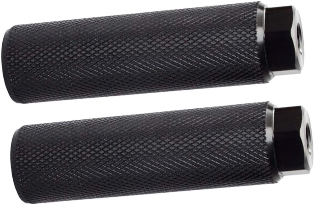 Fiets Voetsteunen - Stuntpinnen - Extra Grip - Hoge Hardheid - 10 cm Lengte - Zwart