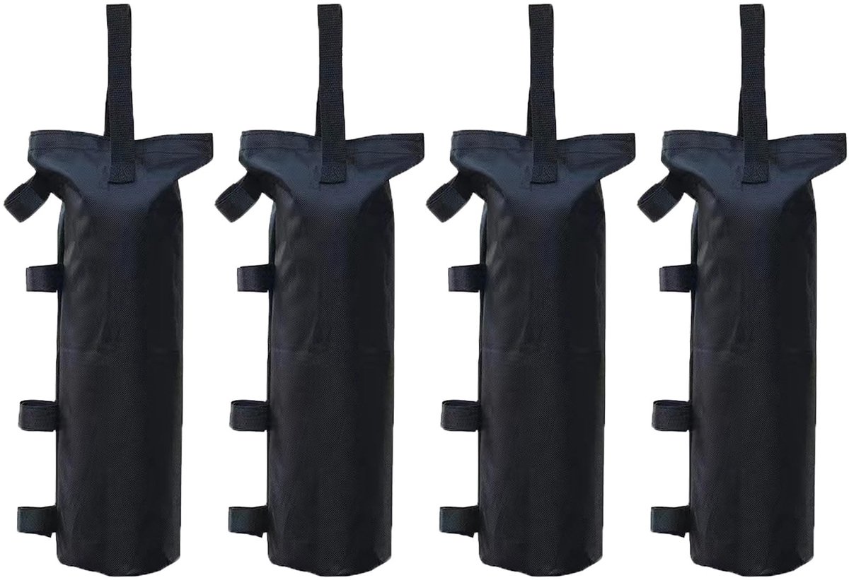 Dailygoods- Gewichtzakken 4 stuks - Waterdicht - Zandzakken - Tent gewichten - Paviljoenverzwaring - Lichtgewicht - 50 x 20 cm - Tentgewicht