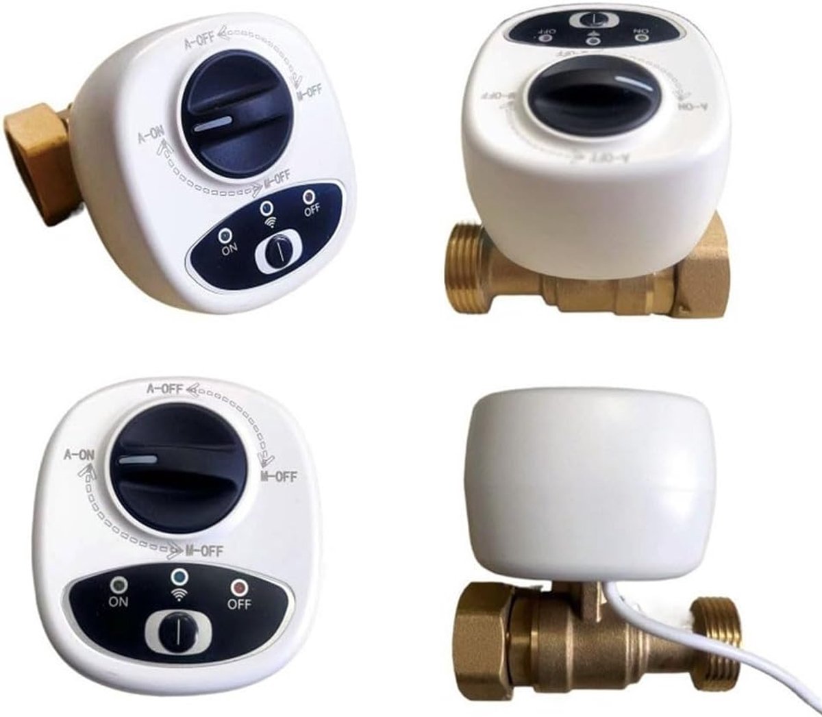 Slimme Waterklep - App Gestuurd - Water Management - Wifi Connectiviteit - 12 x 12 x 11 cm - Wit