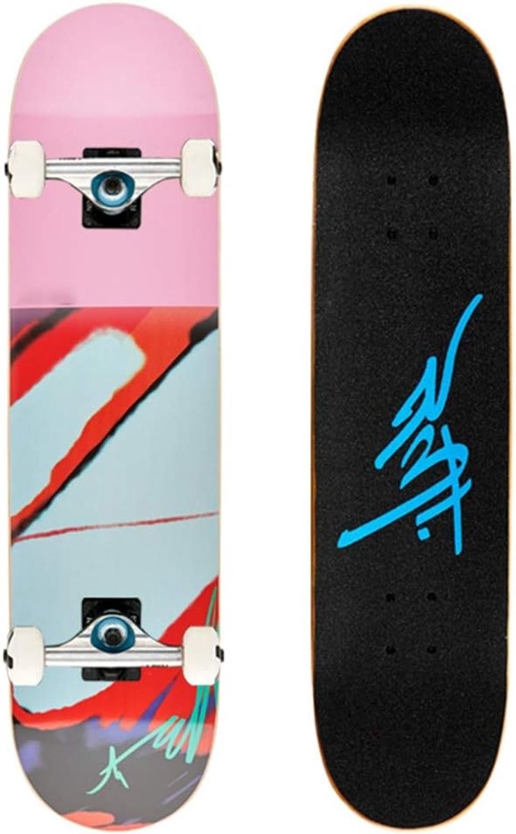 Compleet Skateboard Cruiser Board Straat skateboarden 7-laags esdoorn dek 31.5×7.8 Inch